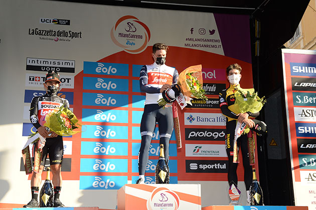 2019 Milan-San Remo podium