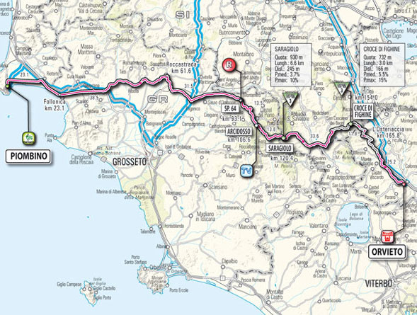 Stage 5 route map