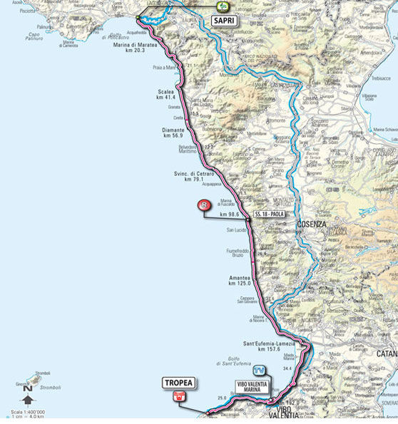Stage 8 route map