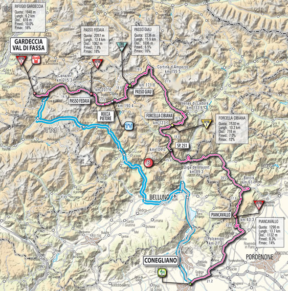 stage 15 route map
