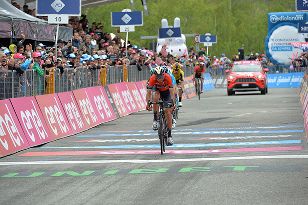Vincenzo Nibali finished third.