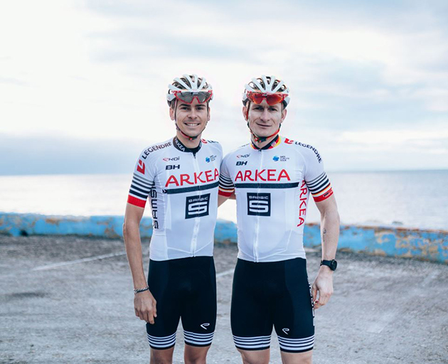 Warren Barguil and Andre Greipel