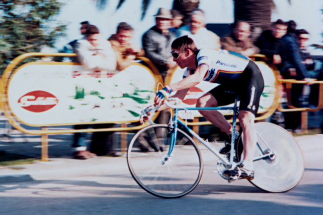 Phil anderson in stage 6 of the 1987 Tirreno-Adriatico