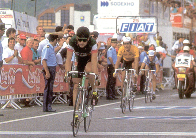 Gianni Bugno beat Miguel Indurain in the 1991 Tour de France