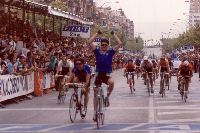 gianni Bugno wins the 1992 World Road Championships
