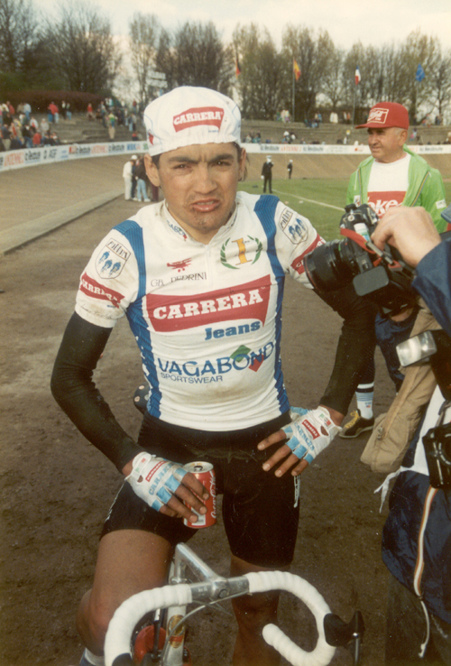 Claudio Chiappucci after 1990 Paris-Roubiax