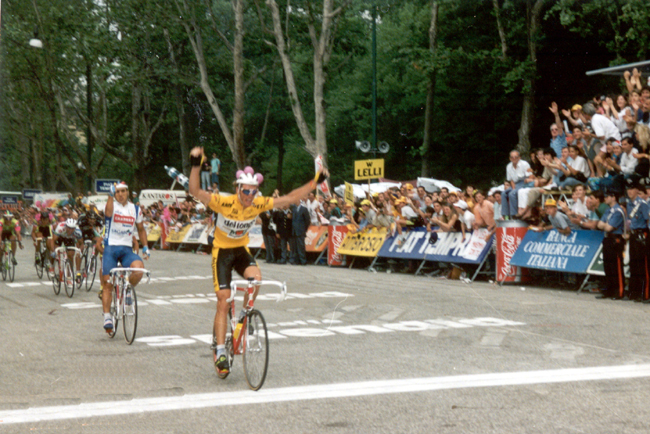 Cipollini wins the final stage of the 1991 Giro d'Italia