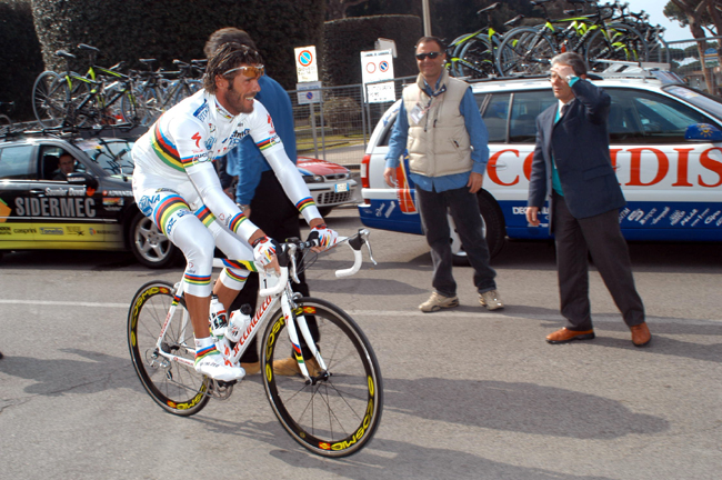 Cipollini at the 2003 Tirreno Adiratico