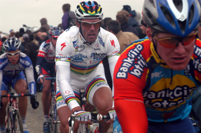 Cipollini in the 2003 Tour of Flanders