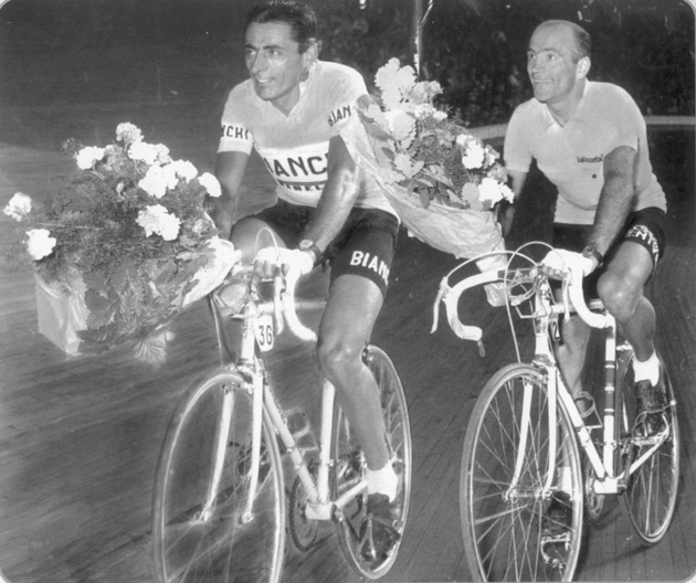 1955 Giro d'Italia: Fausto Coppi and Fiorenzo Magni