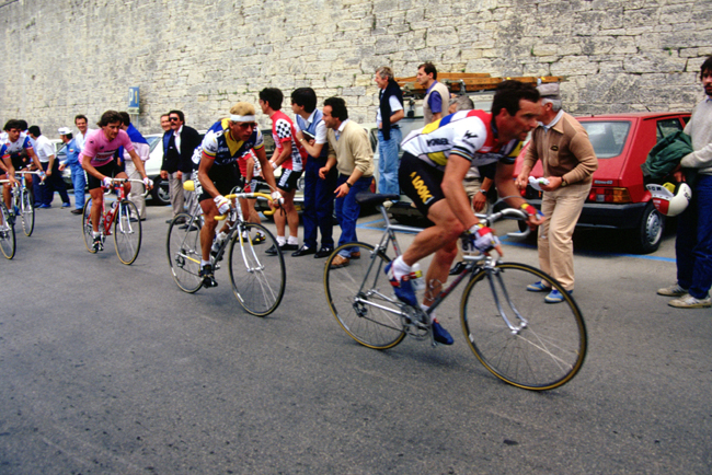 Hinault rides 1985 Giro stage 7