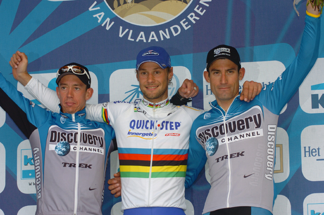 2006 Tour of Flanders podium