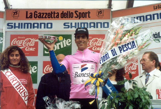 Indurain at the 1992 Giro, stage 3