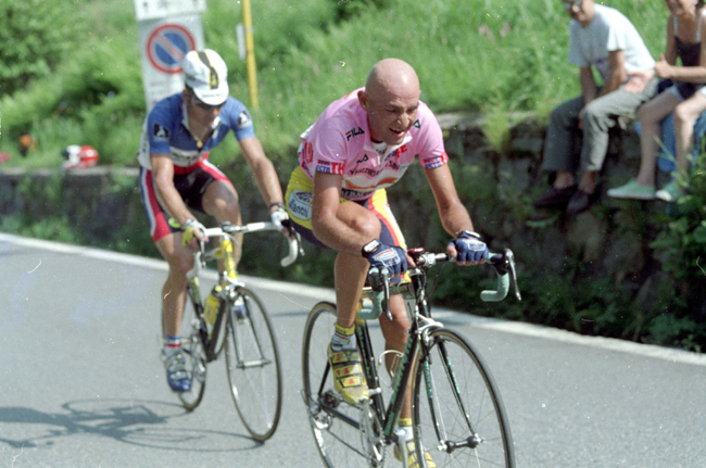 Marco pantani and Laurent Jalabert