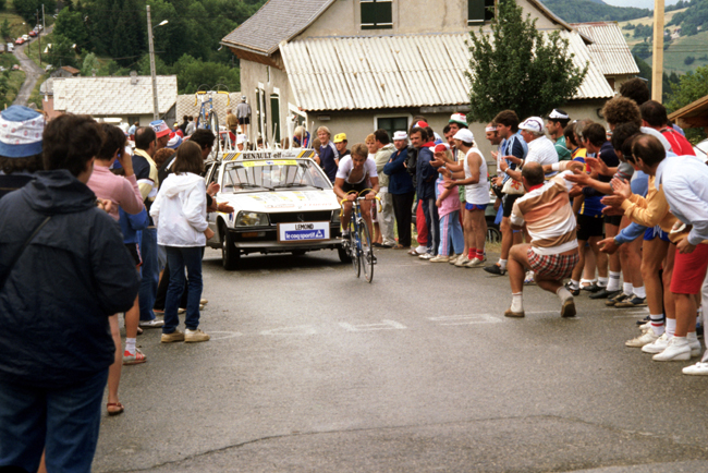 Greg Lemond in the 1984 Tour de France
