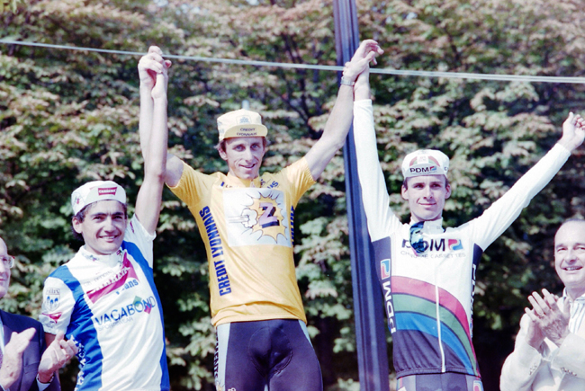 1990 Tour de France final podium