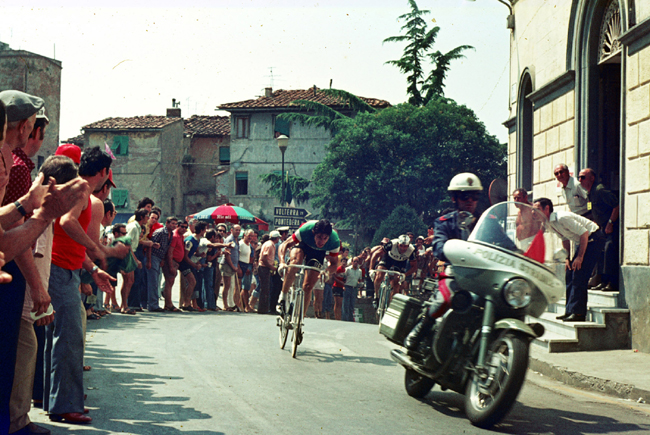 Francesco Moser in the 1975 Coppa Sabatini