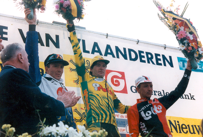 1995 Tour of FLanders podium