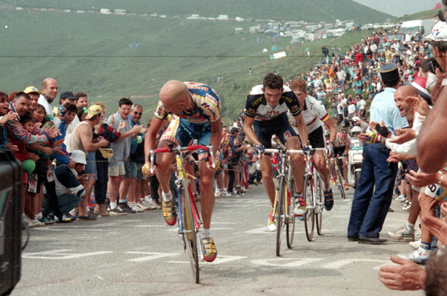 Pantani in the 1997 Tour de France