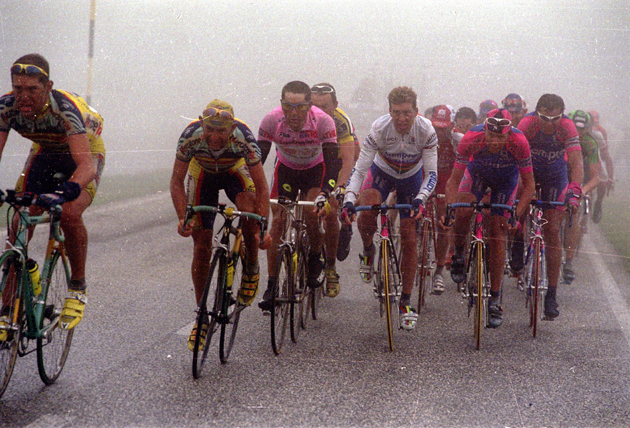 Marco pantani in the 1999 Giro d'Italia