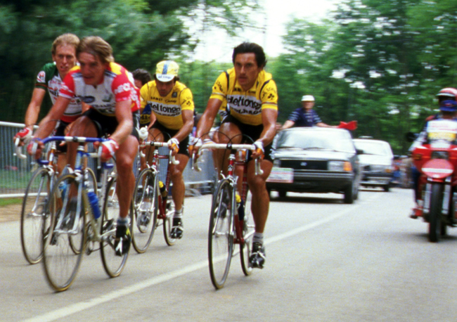 Saronni racing the 1985 Giro del Veneto