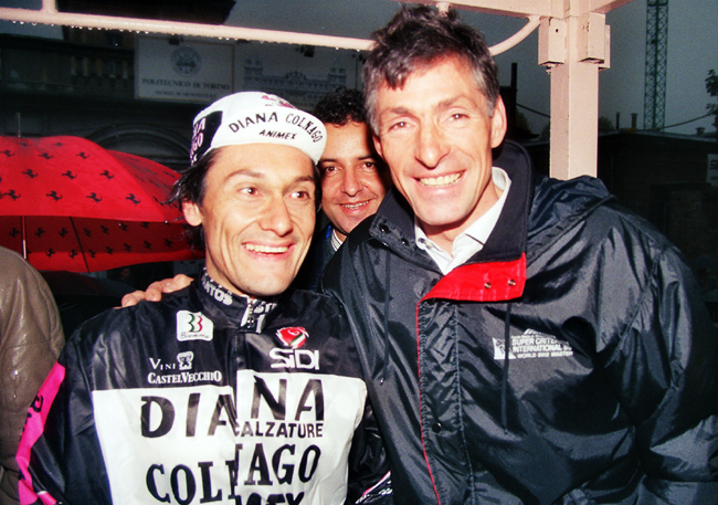 Giuseppe Saronni and Francesco moser