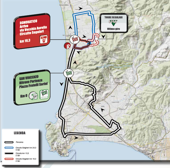 2014 GP Etruschi race map