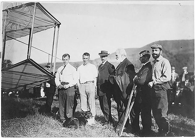 Glenn Curtiss and Alexander Graham Bell