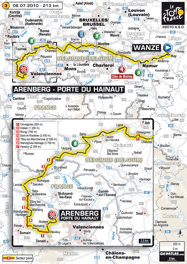 Stage 3 route map