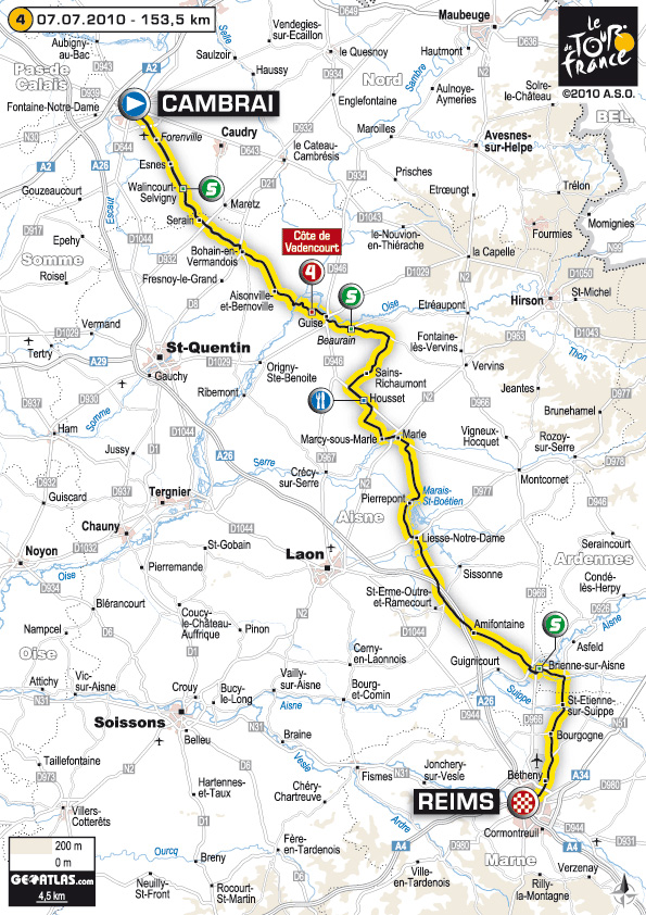Stage 4 route map