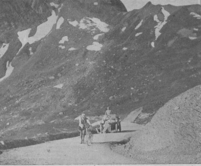 Octave Lapize on the Tourmalet