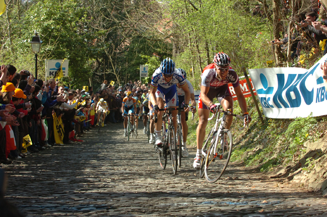 Philippe Gilbert and Tom Boonen on the Grammont