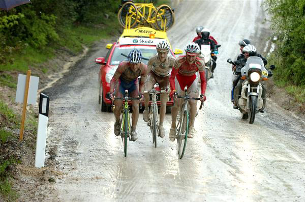 Cunego's chase group