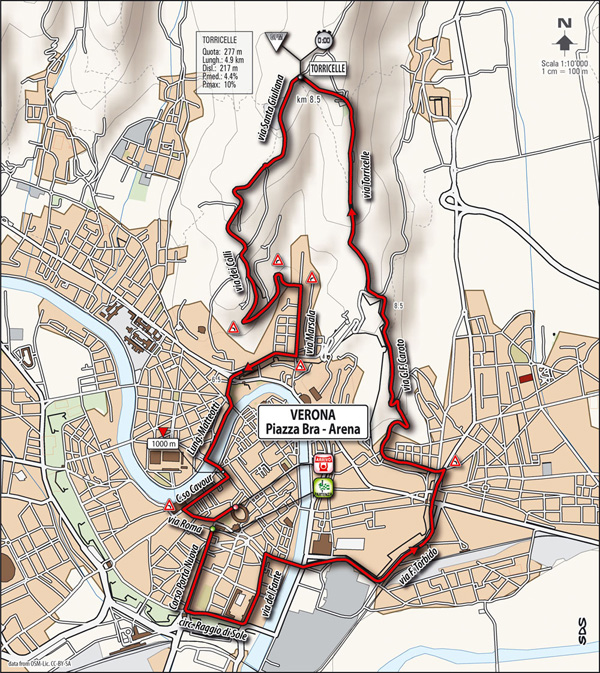 Stage 21 route map