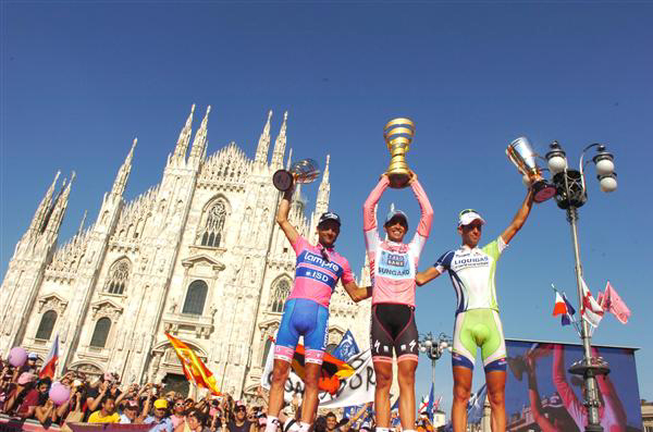 2011 Giro podium