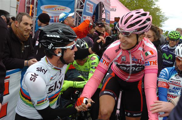 Mark Cavendish and Taylor Phinney