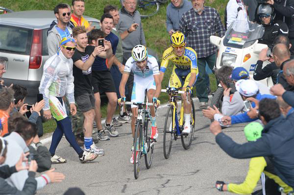 Fabio Aru and Rafal Majka