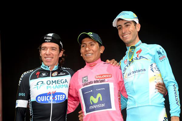 2014 Giro final podium