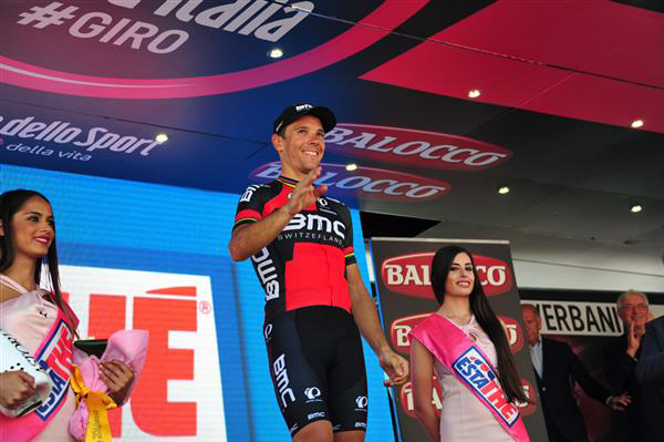Philippe gilbert on the podium