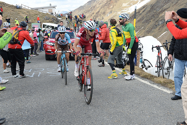 Ilnur Zakarin and Domenico Pozzovivo
