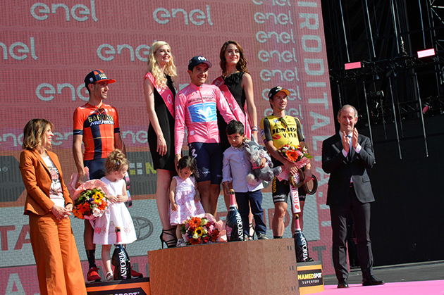 Giro podium