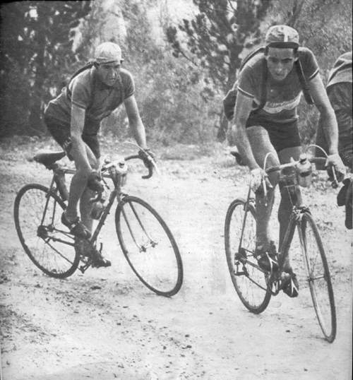Bartali and Coppi in the 1949 Tour de France