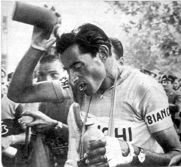 1955 Giro d'Italia: Coppis suffers in the heat