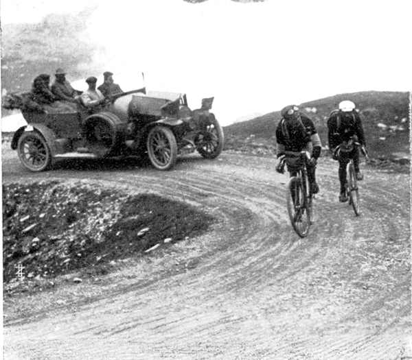 Faber and Garrigou in stage 11 of the 1913 Tour de France