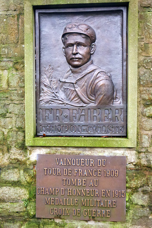 Francois Faber plaque