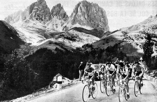 Charly Gaul in the 1958 Giro d'Italia