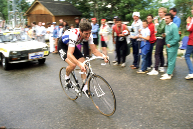Sean Kelly rides the 1984 Tour de France