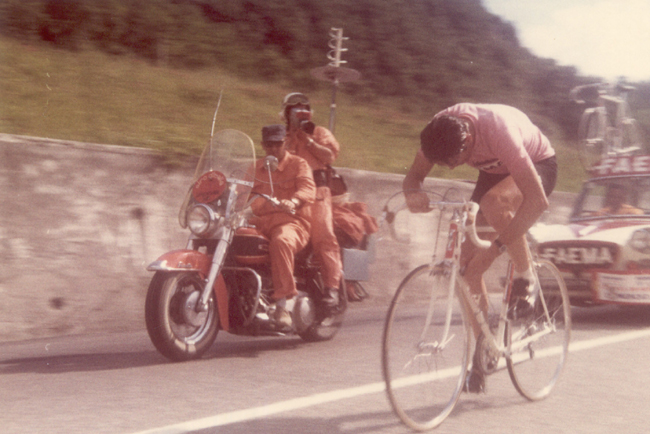 Eddy MErckx in the 1969 Giro d'Italia