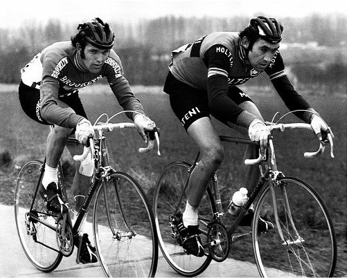 Eddy Merckx and Roger de Vlaeminck