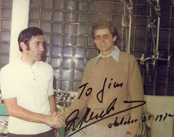 Eddy Merckx and James Lockwood